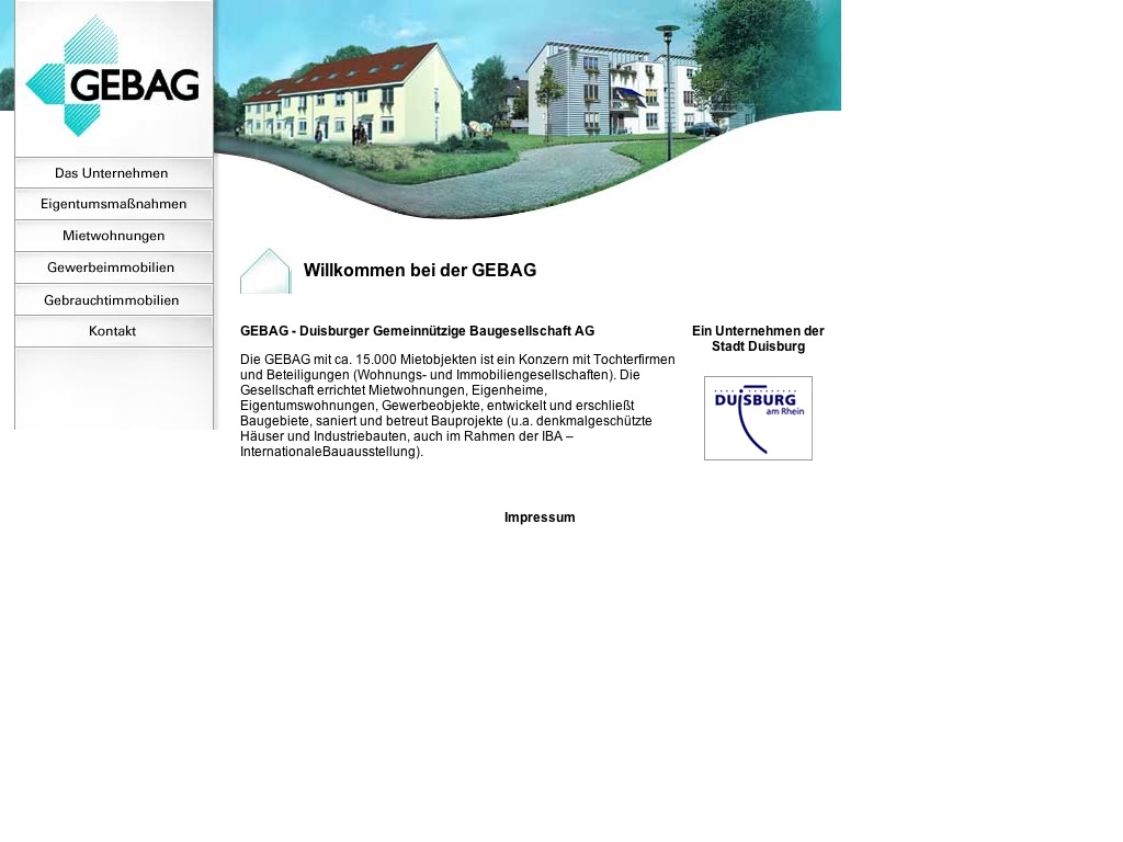 GEBAG Duisburger Gemeinnützige Baugesellschaft AG