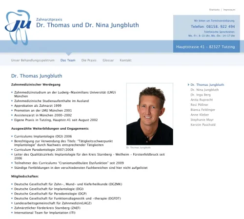 Zahnarztpraxis Dr. Thomas und Dr. Nina Jungbluth