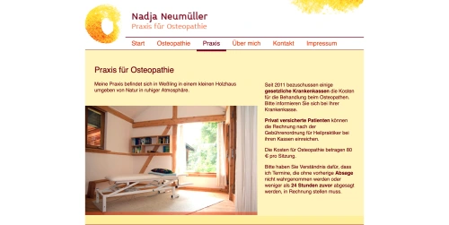 Osteopathiepraxis, Nadja Neumüller