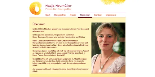 Osteopathiepraxis, Nadja Neumüller