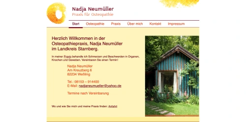 Osteopathiepraxis, Nadja Neumüller