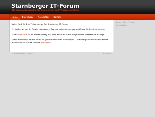 Starnberger IT-Forum